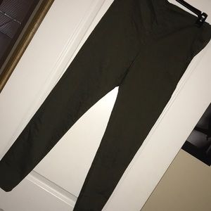 High rise skinny dress pants